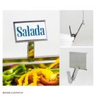 Display para Bandeja em Aço Inox 10x8 cm Allissan Inox