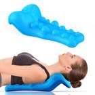 Dispositivo de tração cervical Fanlecy Neck Relaxer com massagem azul