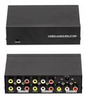 Distribuidor splitter av audio e video 1x4 portas