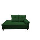 Divã Recamier Berlim 1,60 Cm Lado Direito Suede Verde - Neros Interiores