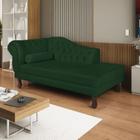 Diva Recamier Dora 160cm Lado Direito Suede Verde - Maranata Estofados