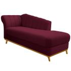 Diva Recamier Vanessa 160cm Lado Direito Suede - ADJ Decor