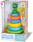 Diver For Baby Pirâmide Argolas Dino Bebê Empilhar Encaixar - Divertoys