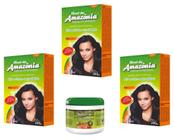 Divina Dama Amazonia Incolor Hene em Po 03x200gr + Creme Branco 01x500gr Incolor