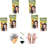 Divina Dama Hene em Gel Preto Forte 06x180gr Amazonia Pouch + Kit Incolor 51