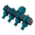 Divisor De Mangueira Torneira 4 Vias Conector Hub Adaptador