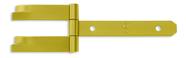 Dobradiça Chumbar 2 Hastes N-1 20cm Forsul para portão, porteira e porta Dourada