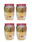 Doce Abobora e Batata Doce Misto 1,1kg - kit 4 potes c/20un - Bom Doce