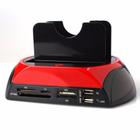 Dock Station Usb 2 Hd Case 2.5/3.5 Sata Com Leitor De Cartao