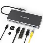 Docking Station 8 em 1 - Hub - SSD+HDMI+PD+NET+TF/SD+2USB