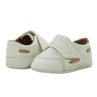 Docksider de bebê masculino bege