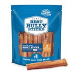 Dog Chews Best Bully Sticks de 6 polegadas para cães grandes, pacote com 18