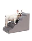 Dog Stairs Vfrog 5-Step para cama alta com espuma de alta densidade cinza