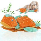 Dog Toy kachewlulu Large Squeaky Plush Soft Turtle para cães grandes