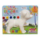 Doguinho Para Pintar Didático Kit Tinta Lavável Homeplay