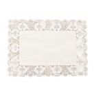 Doilies Souplast Retangular Branco Toalha Rendada 20x30 40un