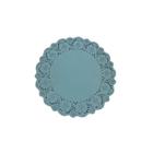 Doilies toalha de papel rendado  Redondo 34,5cm Azul 52 un