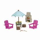 Doll Furniture Li'l Woodzeez Toy Patio Playset 3 anos ou mais