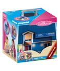 Dollhouse Playmobil Take Along com 2 bonecos e acessórios