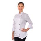 Dólmã Chef de Cozinha Feminino Com Detalhes Dourado - Wp