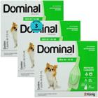 Dominal pipeta para cães 1 a 5kg 0,5ml verde kit com 3 prevenção pulgas e carrapatos