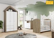Dormitório Infantil Casinha Rustico/Branco - Henn