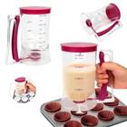 Dosador de Massas Solução de 900ml Graduado para Cupcakes Panquecas Waffles e Crepes Perfeitos - TOP RIO