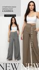 DOUTORAS MODAS Calça Pantalona de Linho 8302 Conforto e Estilo em Alta
