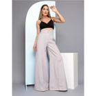  DOUTORAS MODAS Calça Pantalona de Linho 8302 Conforto e Estilo em Alta