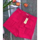 DOUTORAS MODAS Shorts Alfaiataria Cargo 55 Elegante e Estiloso