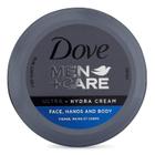 Dove Men+Care Ultra-Hydra Creme Hidratação 24 Horas - 75Ml