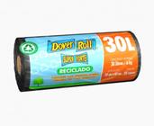 Dover Roll Reciclado rolo preto com 20 sacos 30L