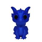 Dragão Baby Impressão 3d Decoração 13 cm Geek Brinquedo Azul Silk