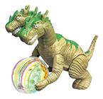 Dragão Dinossauro Com 2 cabeças E Globo Luminoso Som Luz E Movimento - Toy king