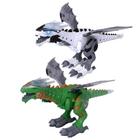 Dragão Dinossauro Robô Solta Fumaça com luz e som Cyber - toys