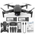 Drone L900 Pro Se 4K Kit 1 a 3 Baterias Gps Motor Brushless 1,2Km 25Min Preto