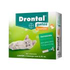 Drontal Gatos 0,5 a 2,5kg SpotOn 0,35ml Bayer Vermifugo