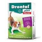 Drontal Plus 776,5mg para Cães Sabor Carne Vermicida com 4 Comprimidos