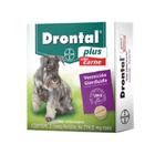 DRONTAL PLUS - para Cães até 10kg cx com 2 comprimidos sabor carne - Bayer