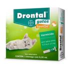 Drontal Spot On Gatos 0,35ml Vermífugo Controle Parasitário - Elanco