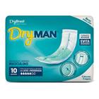 Dryman absorvente geriátrico masculino com 10 unidades