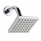 DUCHA BANHO FRIA EM ABS E CANO INOX QUADRADA 10x10 CM - RR Metais