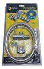 Ducha Higiênica Com Gatilho De Metal 1.20mt 1/4 Volta Fertak
