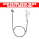 Ducha Higiênica Higiban Pop com Registro e Gatilho Branco