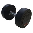 Dumbbell emborrachado com pegada em hard cromo epic 36kg