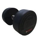 Dumbbell emborrachado epic com pegada em aco inox 38kg - RAE