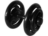 Dumbbell Emborrachado Treinamento Funcional Academia 14Kg