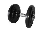 Dumbbell Injetado com Pegada Cromada Academia Fitness 12kg