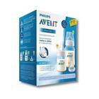 DUPLA DE MAMADEIRAS ANTI - CÓLICA 125 E 260ML + BICO Nº4 TRANSPARENTE (SCD809/16) - AVENT