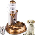 Duplo uso pet cat dog alimentador automático com fonte de água grande capacidade balde de alimentos e dispensador de garrafa de água para gato de cachorro Suprimentos de alimentação e rega de gatos